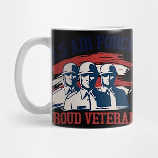 US Flag Airplane Patriotic American Pilot Mug